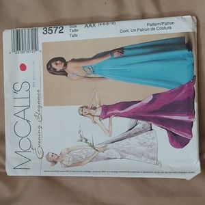 Evening elegance dress pattern